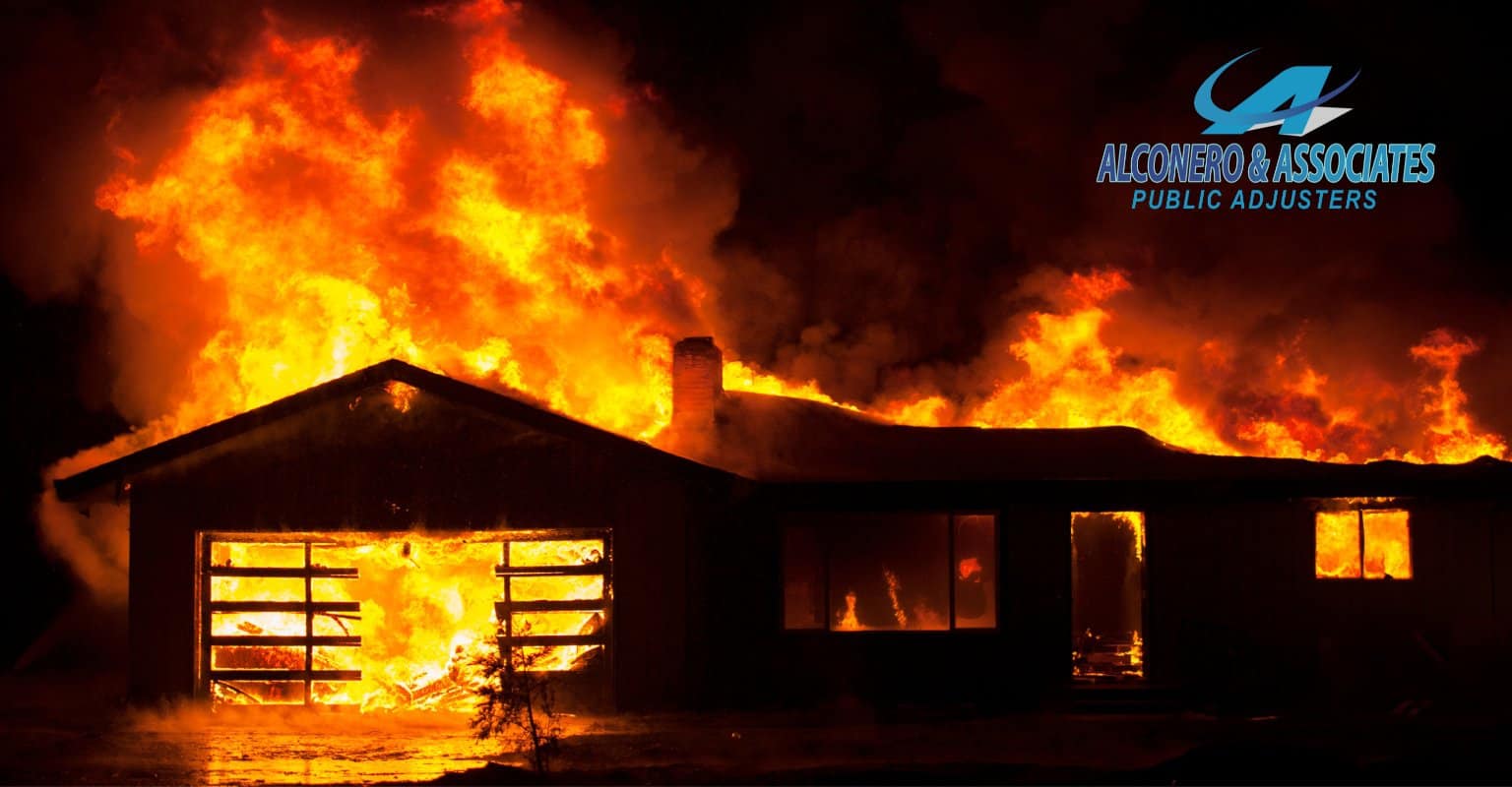 Public Adjuster Reviewing Fire Damage in Tampa